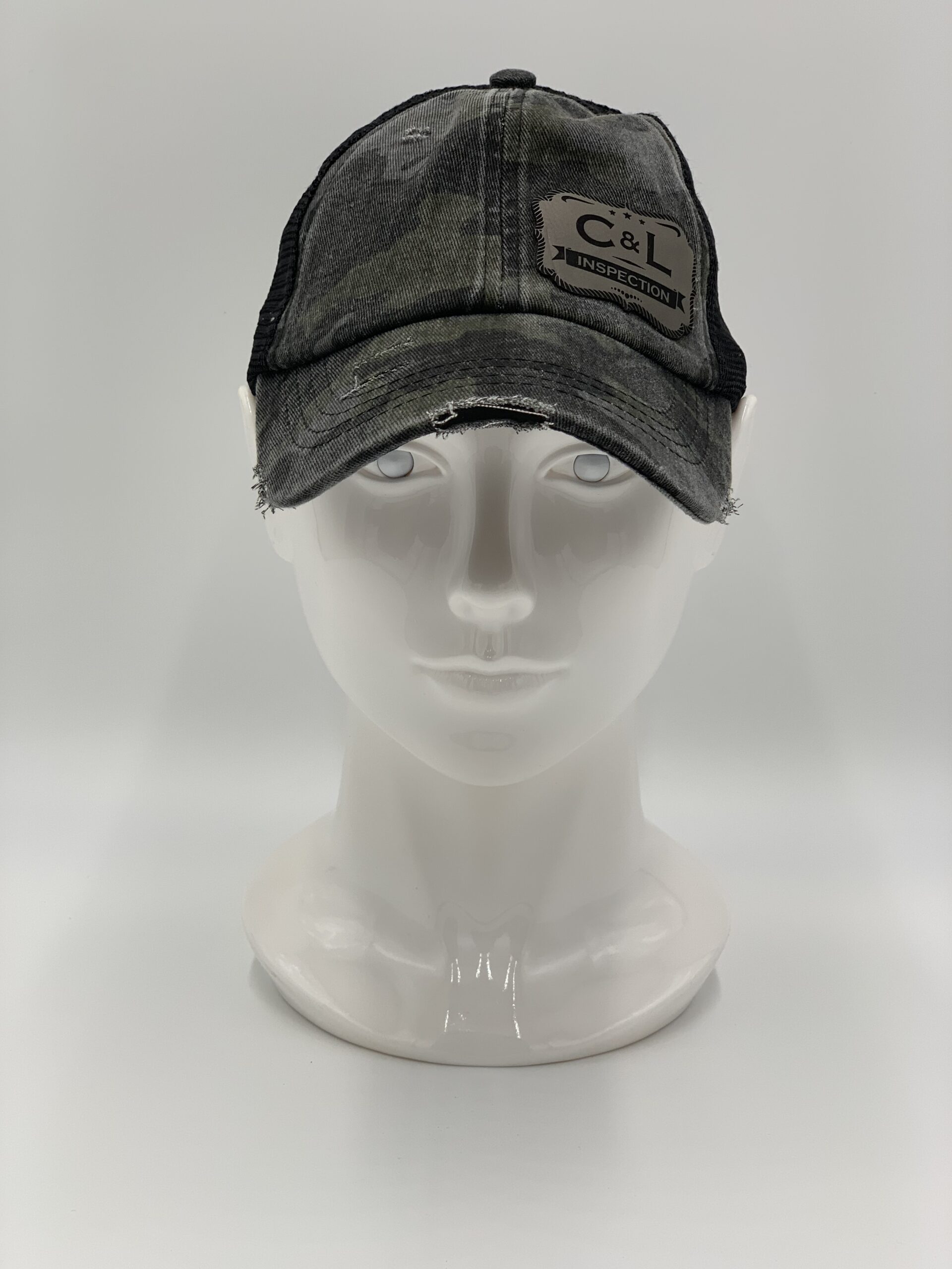 〽️Women Flag Gray High Ponytail Baseball Cap Trucker Bad Hair Day Adjustable Womens Pony Hat High Ponytail Girls Messy Bun Caps  main image 3